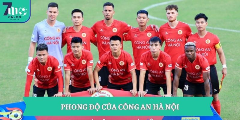 Soi kèo Hoàng Anh Gia Lai vs Công An Hà Nội (18h00 ngày 01/05 – V-League) 8 Phong độ của Công An Hà Nội