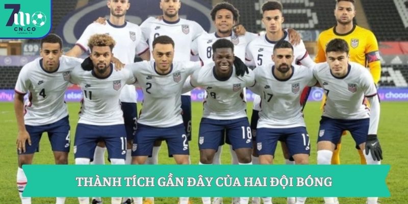 Thành tích gần đây của hai đội bóng
