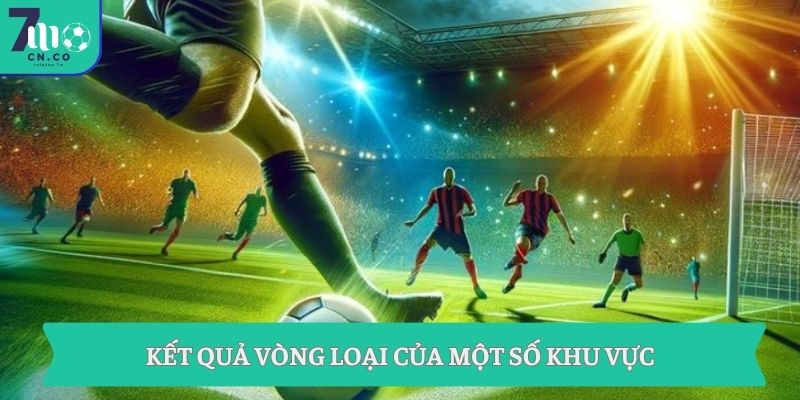 Kết quả vòng loại của một số khu vực