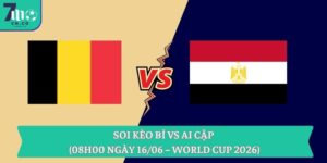 Soi kèo Bỉ vs Ai Cập (08h00 ngày 16/06 – World Cup 2026)